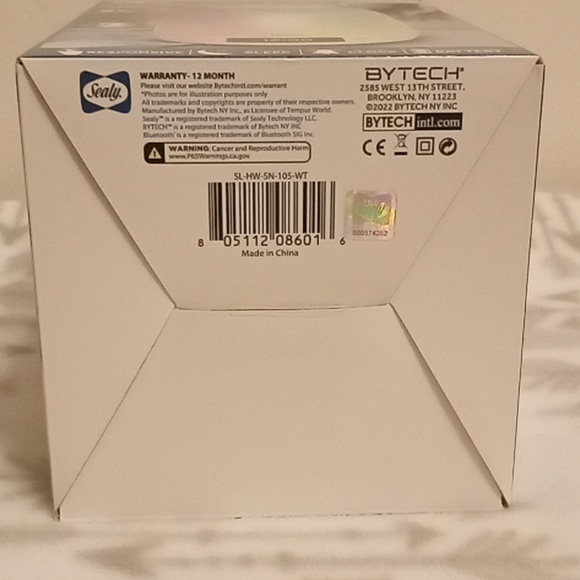 NIB Sealy Night Light & Wireless Speakers Sound Machine - Picture 4 of 4